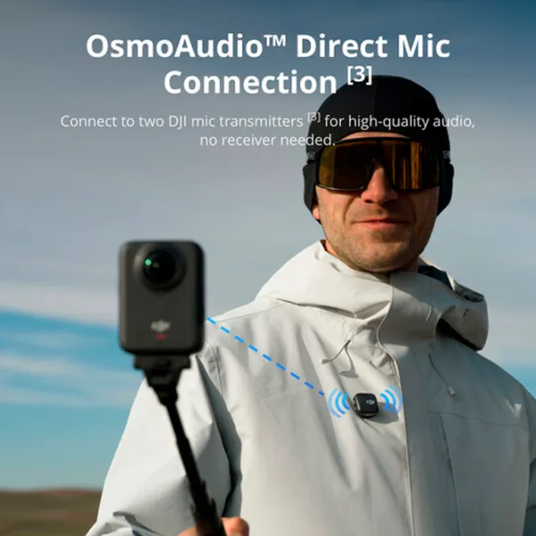Cameră action DJI Osmo 360 Standard Combo 30.72 MP / 1950 mAh / Black photo 10