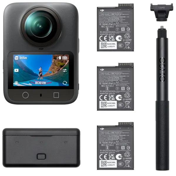 Cameră action DJI Osmo 360 Adventure Combo 30.72 MP / 1950 mAh / Black photo 5