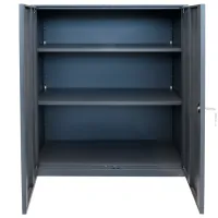 Dulap cu polițe DecoPrim Doral 109 x 90 x 40 / Metal / Gray photo 2
