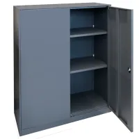 Dulap cu polițe DecoPrim Doral 109 x 90 x 40 / Metal / Gray photo 5