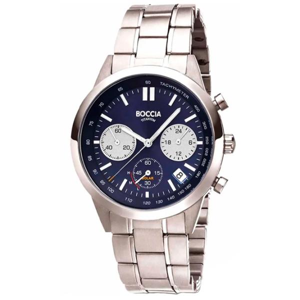 Ceas de mână pentru bărbați Boccia 3737-02 Cuarț / 41 mm photo 1