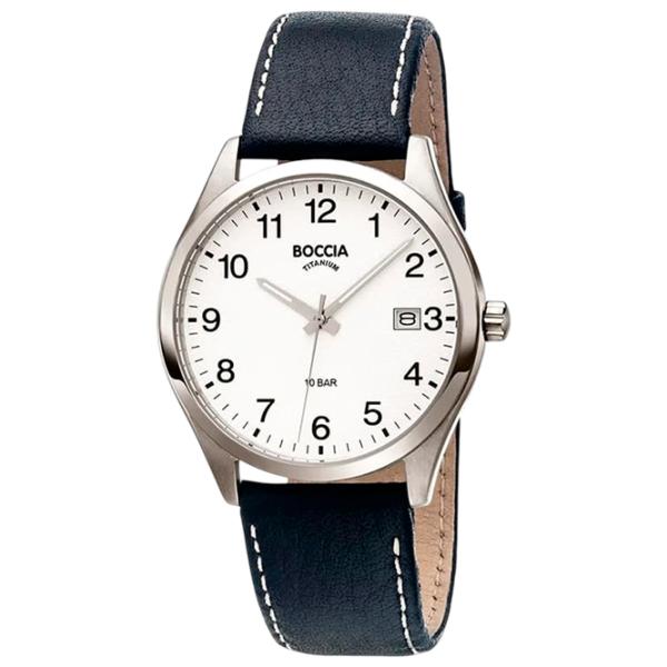 Ceas de mână pentru bărbați Boccia 3669-01 Cuarț / 39 mm photo 1