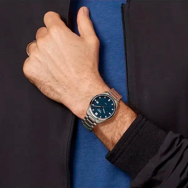 Ceas de mână pentru bărbați Boccia 3669-04 Cuarț / 39 mm photo 3