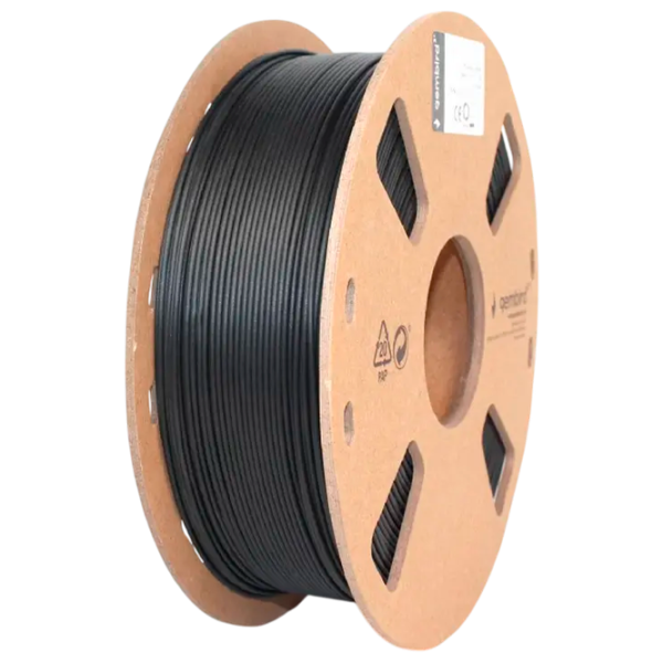 Филамент Gembird 3DP-PLA+1.75-02-BK Черный photo 1