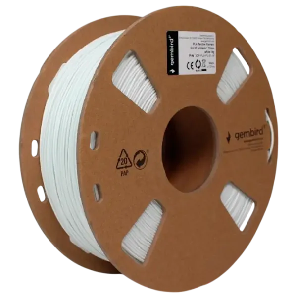 Filament Gembird Flexible White photo 2