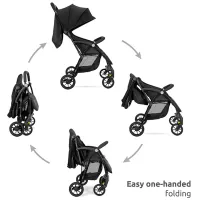 Детская коляска Lorelli Stroller Fresh / Black Pearl photo 12