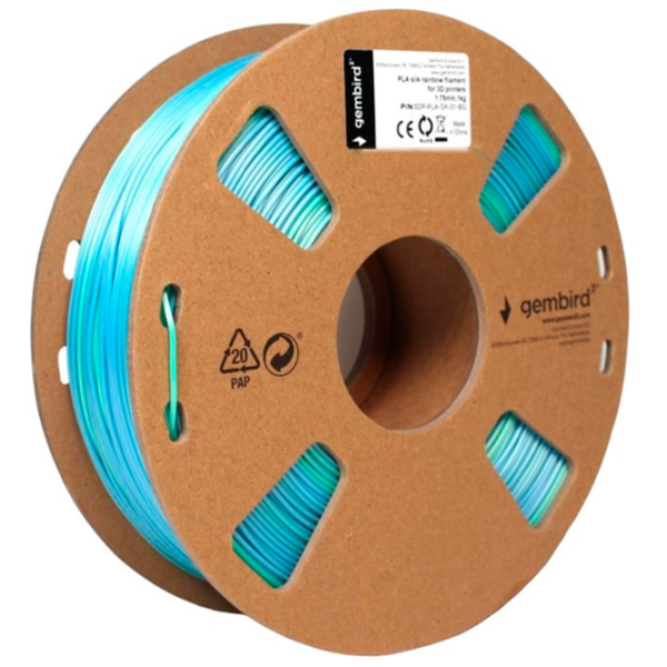 Filament Gembird Silk Rainbow Blue Green photo 2