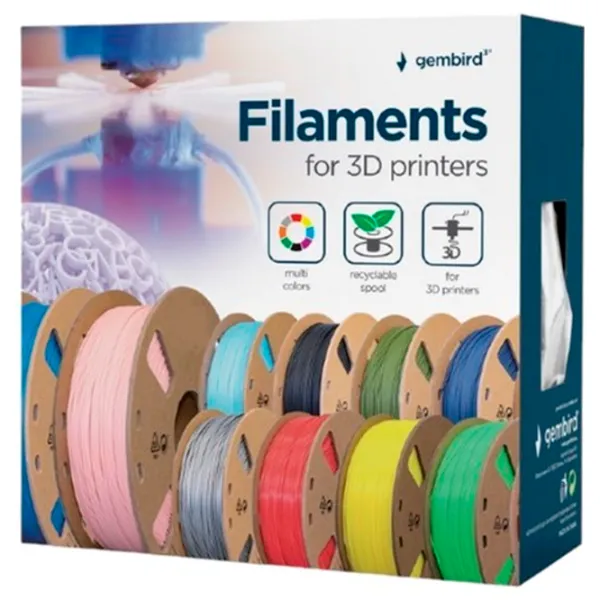 Filament Gembird Silk Rainbow Red Purple photo 2