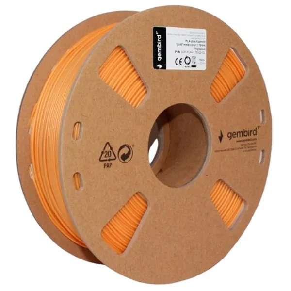 Филамент Gembird 3DP-PLA+1.75-02-GL Золото photo 2