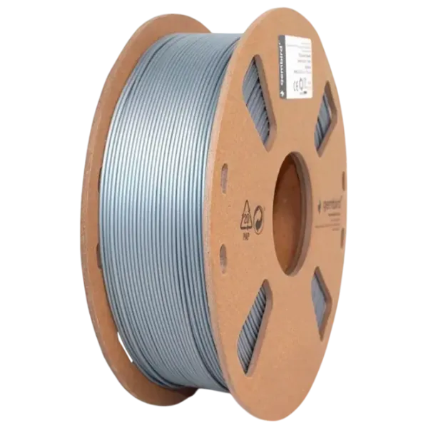 Филамент Gembird 3DP-PLA+1.75-02-S Серебряный photo 1
