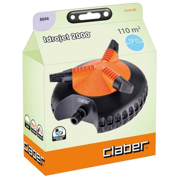Aspersor rotativ Claber IDROJET 2000 Plastic / Reglabil photo 2