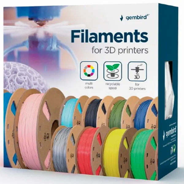 Filament Gembird 3DP-PETG1.75-01-R Red photo 2