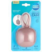 Cutie pentru suzetă universal Canpol 51/402 Pentru fetițe / 0 luni - 36 luni / Latex / Pink photo 3