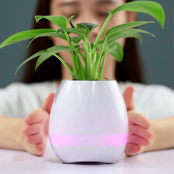 Умный цветочный горшок Helmet Music Flowerpot 5 Вт/ Белый photo 3