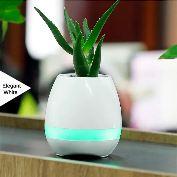 Умный цветочный горшок Helmet Music Flowerpot 5 Вт/ Белый photo 7