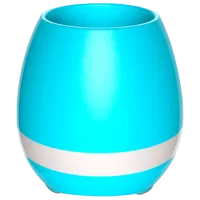 Ghiveci smart Helmet Music Flowerpot 5 W/ Blue