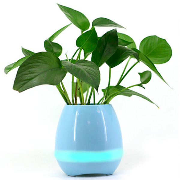 Умный цветочный горшок Helmet Music Flowerpot 5 Вт/ Синий photo 3