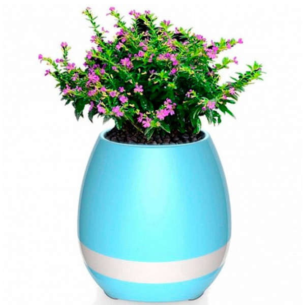 Умный цветочный горшок Helmet Music Flowerpot 5 Вт/ Синий photo 6