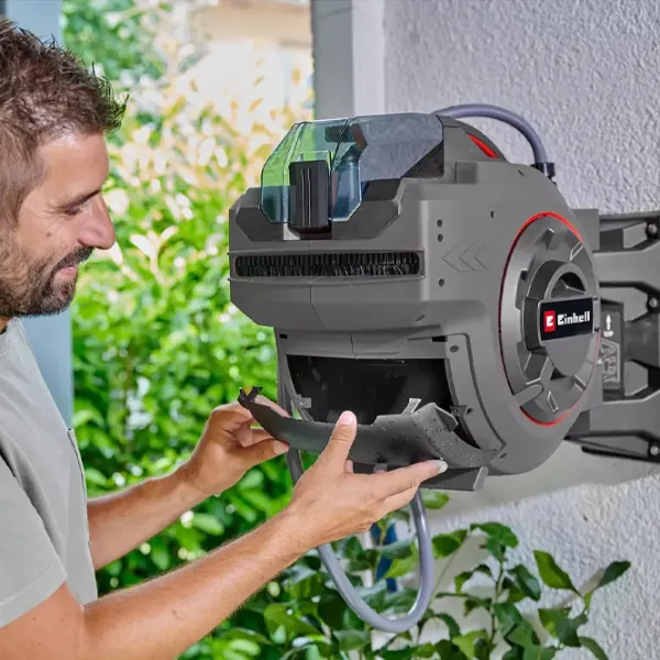 Шланговый барабан Einhell GE-HR 18/30-1 WH Li-Solo Серый / 30 м photo 3