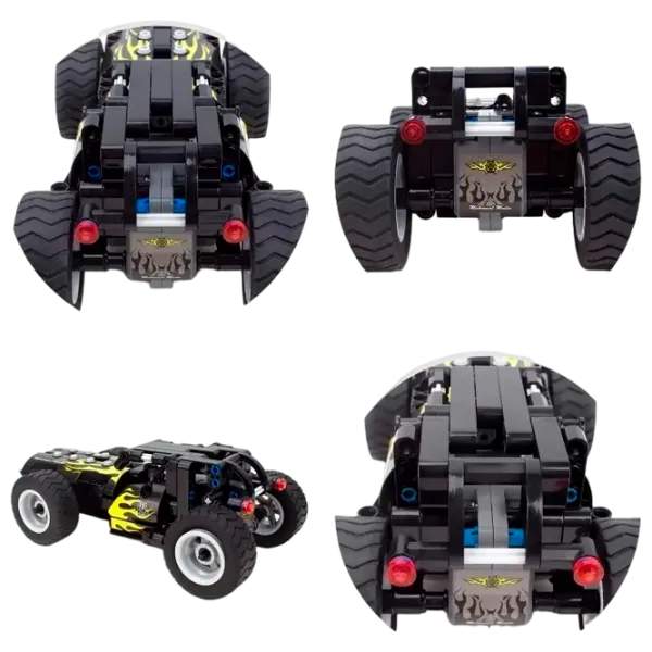 Constructor XTech Pull Back Car Mașină/ Black photo 3