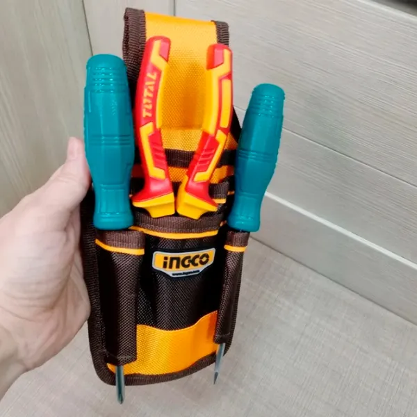 Сумка пояс для инструментов INGCO HTBP040128 1 шт. Полиэстер photo 3