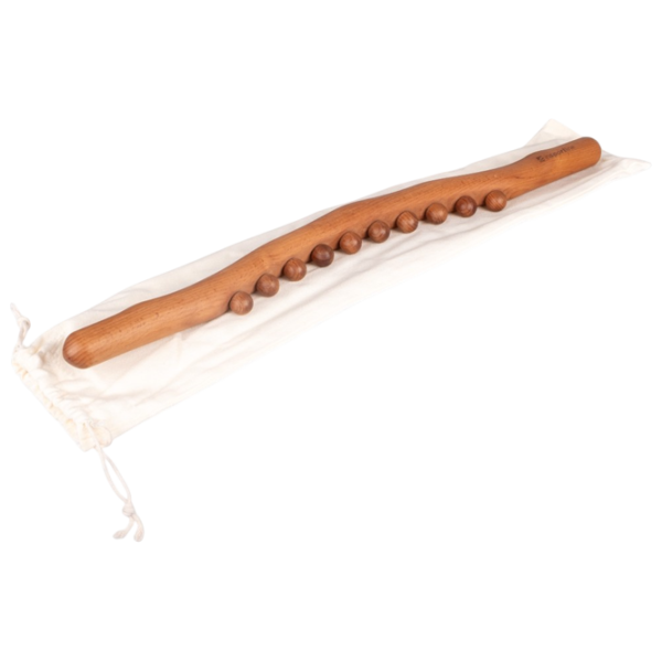 Bară de masaj Insportline Jarosa 250 Brown / Lemn photo 1
