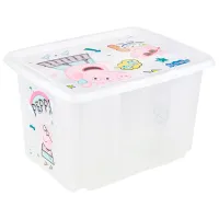 Контейнер для игрушек Keeeper Peppa Pig 30л / Пластик
