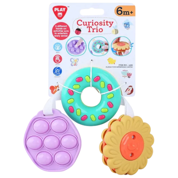Joc educativ PlayGo Teething toy 0.6+/ Dezvoltare photo 1