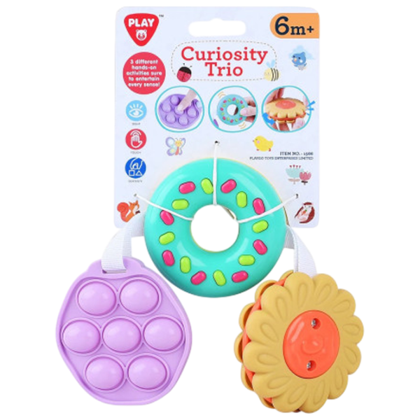 Joc educativ PlayGo Teething toy 0.6+/ Dezvoltare photo 1