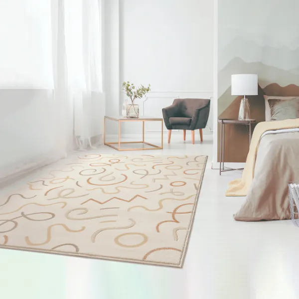 Ковер Covoare Ungheni Geo Бежевый / Акрил photo 3