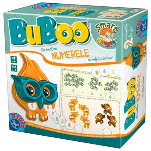 Joc educativ D-TOYS Bubo Numbers 4+/ Dezvoltare photo 1