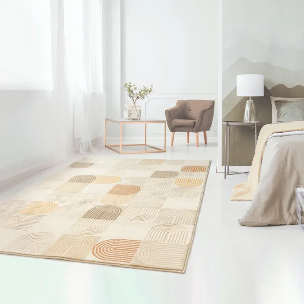 Ковер Covoare Ungheni Geo Бежевый / Акрил photo 3 Ковер Covoare Ungheni Geo Бежевый / Акрил photo 3