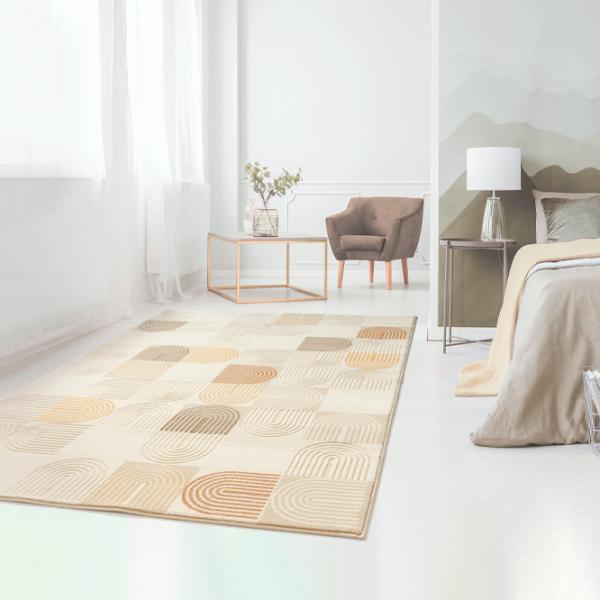 Ковер Covoare Ungheni Geo Бежевый / Акрил photo 3 Ковер Covoare Ungheni Geo Бежевый / Акрил photo 3