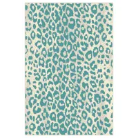 Covor Covoare Ungheni Matrix Beige Teal / Polipropilenă