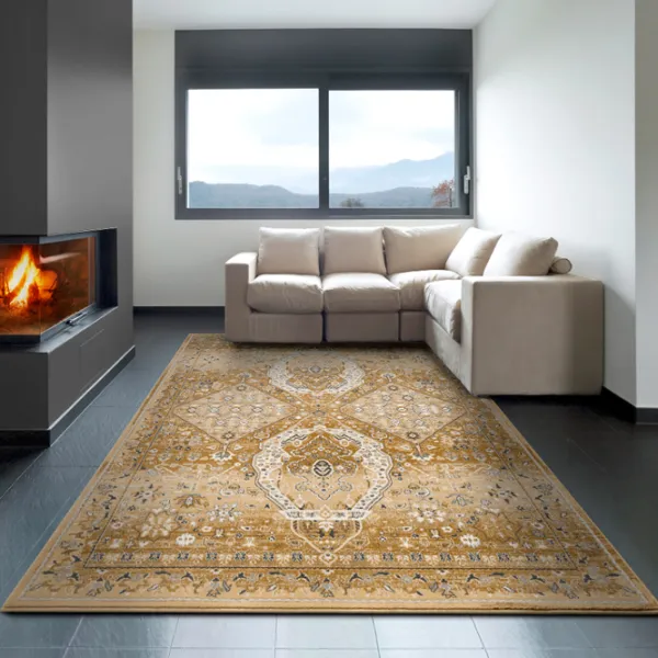 Ковер Covoare Ungheni Bella Vintage Beige Brown / Шерсть photo 3 Ковер Covoare Ungheni Bella Vintage Beige Brown / Шерсть photo 3