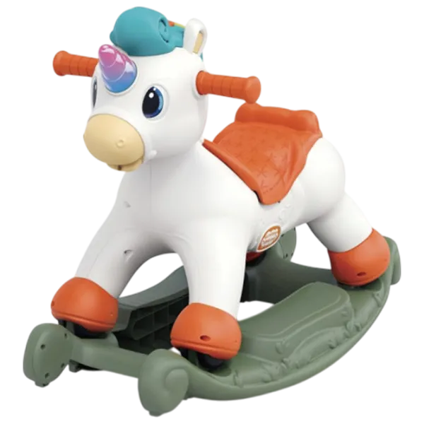 Jucărie balansoar Hola Toys Unicorn 1.5 ani - / White photo 1