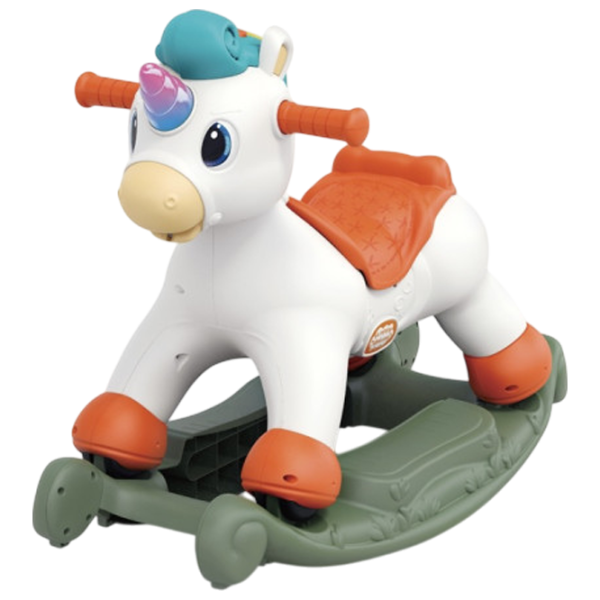 Jucărie balansoar Hola Toys Unicorn 1.5 ani - / White photo 1