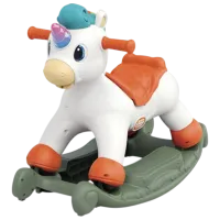 Jucărie balansoar Hola Toys Unicorn 1.5 ani - / White