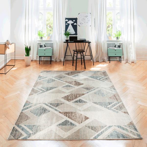 Ковер Covoare Ungheni Delta Brown Blue / Полипропилен photo 4 Ковер Covoare Ungheni Delta Brown Blue / Полипропилен photo 4