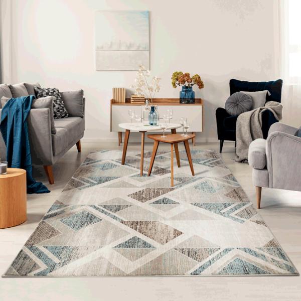 Ковер Covoare Ungheni Delta Brown Blue / Полипропилен photo 5 Ковер Covoare Ungheni Delta Brown Blue / Полипропилен photo 5