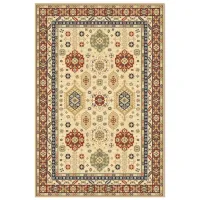 Ковер Covoare Ungheni Atlas Beige Red / Полипропилен