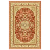 Ковер Covoare Ungheni Atlas Beige Red / Полипропилен