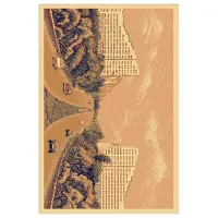 Covor Covoare Ungheni Aquarelle Brown Beige / Polipropilenă