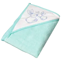 Prosop pentru bebeluși Tega Baby Bunny 100 x 100 cm / Bumbac / Green