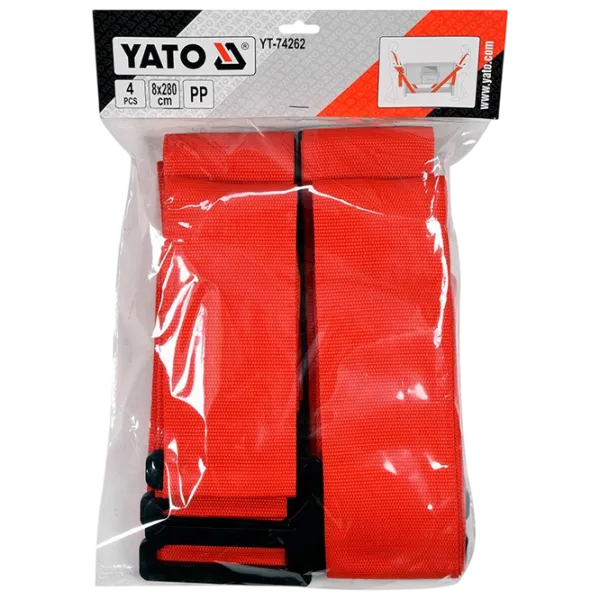 Curele pentru transportare Yato YT74262 Orange / Poliester photo 3