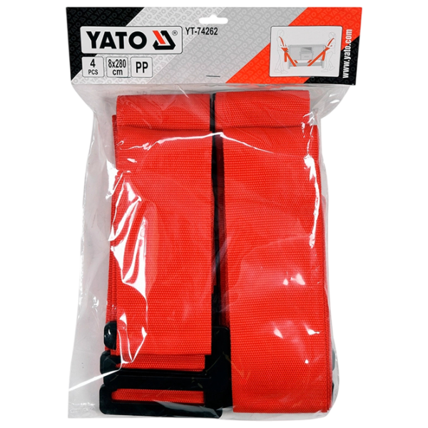 Curele pentru transportare Yato YT74262 Orange / Poliester photo 3