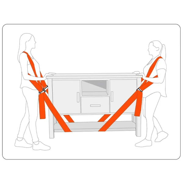 Curele pentru transportare Yato YT74262 Orange / Poliester photo 4