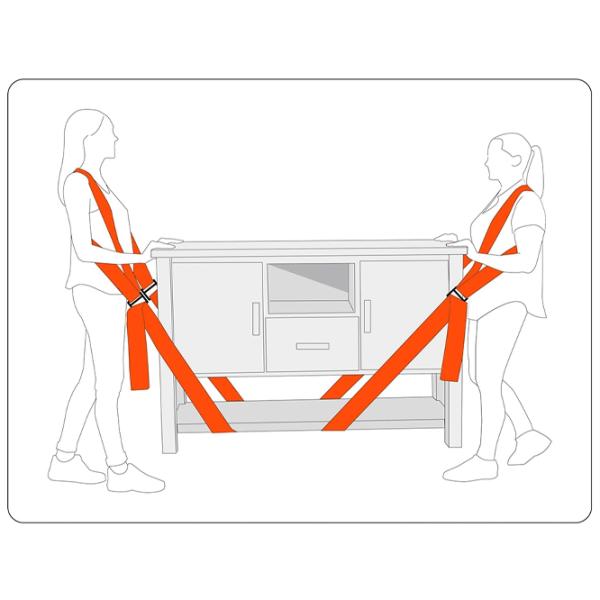 Curele pentru transportare Yato YT74262 Orange / Poliester photo 4