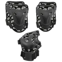 Apărătoare pentru mâini și picioare Seven Star Wars  Black / Nailon / Copii