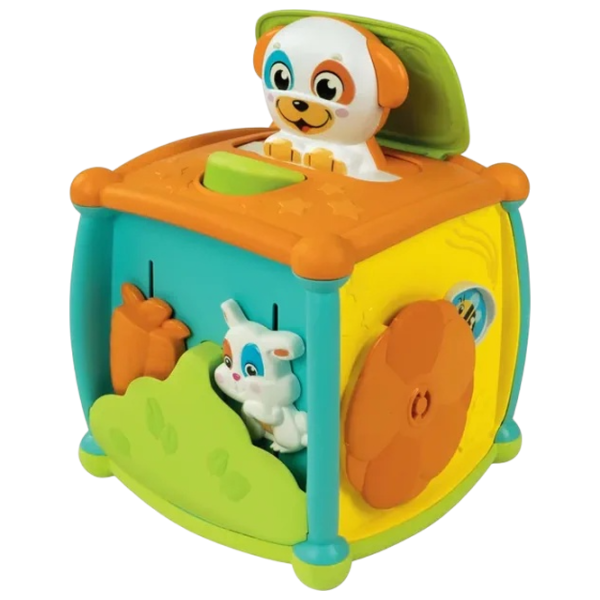 Joc educativ Clementoni Peekaboo Activity Cube 1+/ Dezvoltare photo 1
